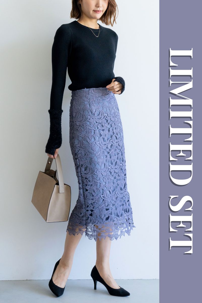 ケミカルレースタイトスカート｜SKIRT｜レディースファッション通販のM