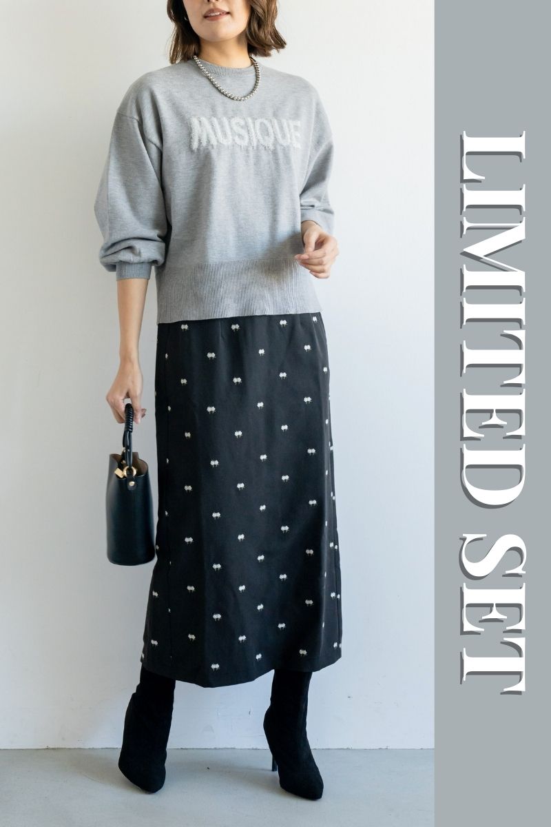 �yLIMITED SET�z<br>�����V���M�[���S�j�b�g�{�t�����[�h�J�^�C�g�X�J�[�g������������