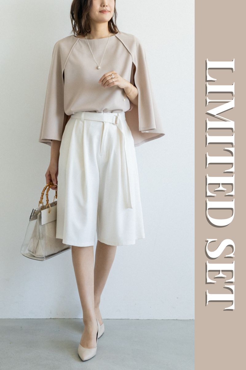 �yLIMITED SET�z�G�A���[�P�[�v�g�b�v�X�{�x���g�t���t���A�L�����b�g������������