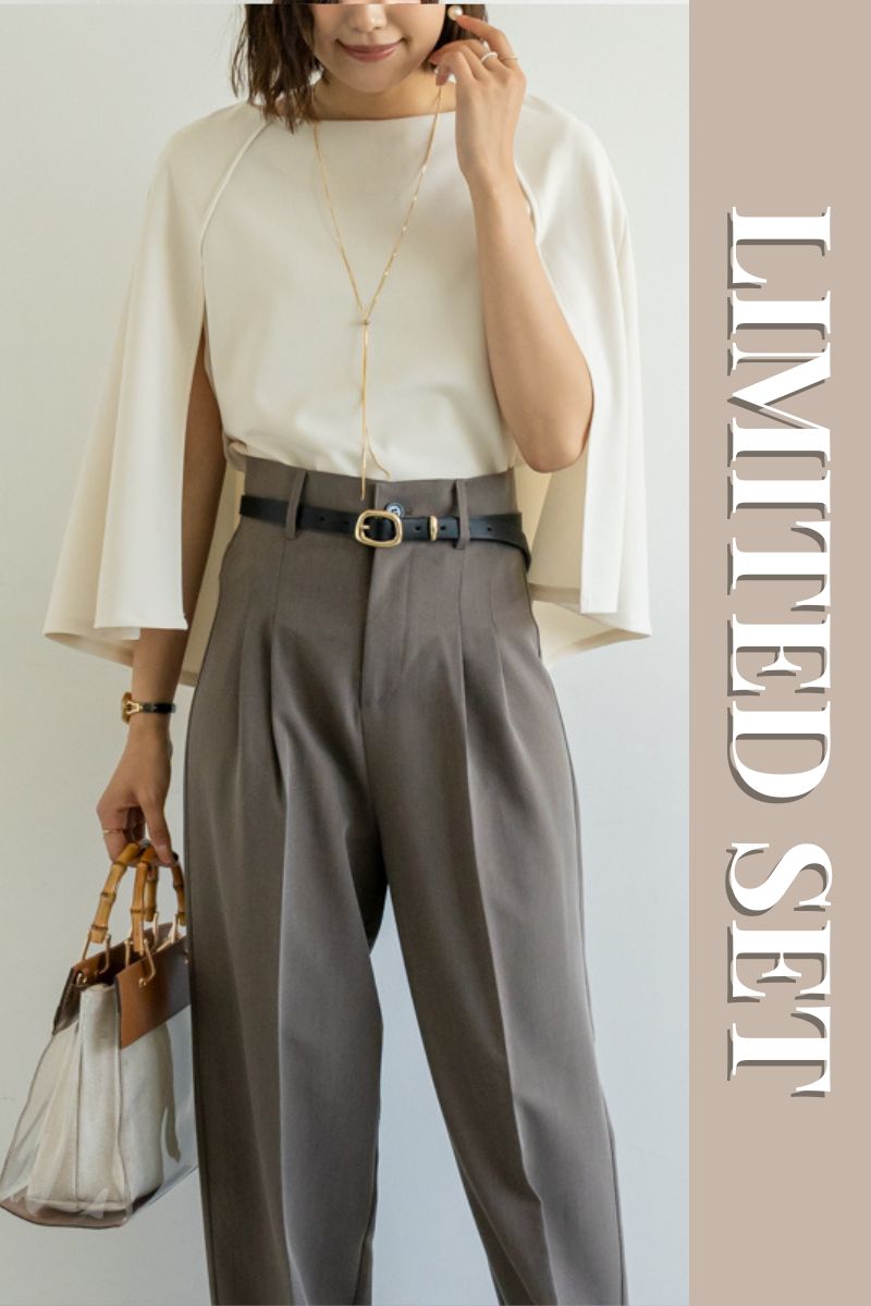 �yLIMITED SET�z�G�A���[�P�[�v�g�b�v�X�{�n�C�E�G�X�g�X�g���[�g�p���c������������