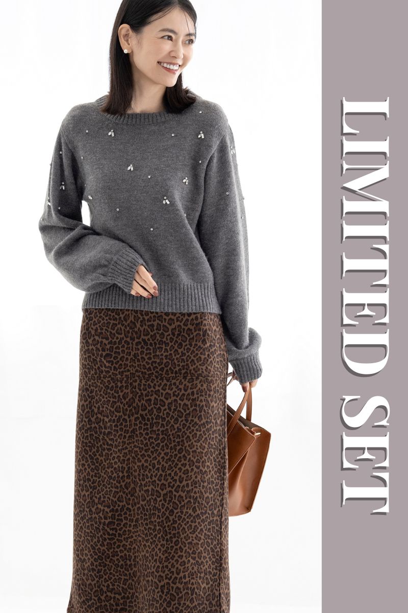 �yLIMITED SET�z<br>�r�W���[�f�U�C���j�b�g�{�t�F�C�N�X�G�[�h�^�C�g�X�J�[�g�@������������